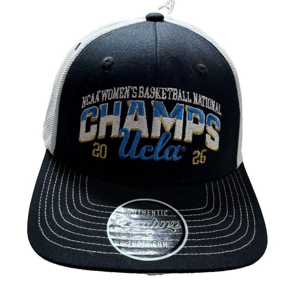 2026 Zephyr NCAA Women's UCLA NCAA Champions Adjustable Cap Blue White